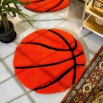 Basketball 3D Rug, 3D Fluffy Ball, Sports Fan Gift, Teenager Room Decor, Game Room Decor, Basketball Player Gift - Image 3