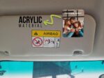 Personalized Photo Car Visor Clip: Family Portrait Acrylic Car Decor - Image 8