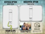 Personalized Photo Car Visor Clip: Family Portrait Acrylic Car Decor - Image 6