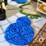 Anime themed 3D Tufted Rug, Handmade Fluffy Rug, Anime Rug, Anime Fan Gift, Plush Rug