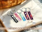 Personalized Music Code Keychain: Scannable Song Keyring, Couple Gift