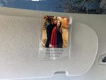 Personalized Photo Car Visor Clip: Family Portrait Acrylic Car Decor - Image 3