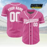Personalized Team Name And Number Baseball Jersey,Custom Baseball Stripe Line Jersey, Baseball Jersey Uniform For Fans Baseball Lovers B93 - Image 5