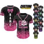 Custom Glitter Baseball Jersey with Team Name Number for Adult Kid,Custom Name Cheerleading Shirt For Cheerleader,Cheer Glitter Jersey