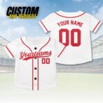 Custom Kids & Youth Name and Number Pinstripe Baseball Jersey Sports Team Personalized Jersey Size 6 Month to 10 Years Made in USA