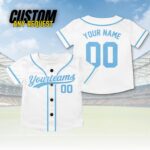Custom Kids & Youth Name and Number Pinstripe Baseball Jersey Sports Team Personalized Jersey Size 6 Month to 10 Years Made in USA - Image 6