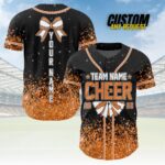 Custom Glitter Baseball Jersey with Team Name Number for Adult Kid,Custom Name Cheerleading Shirt For Cheerleader,Cheer Glitter Jersey - Image 6