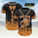 Custom Glitter Baseball Jersey with Team Name Number for Adult Kid,Custom Name Cheerleading Shirt For Cheerleader,Cheer Glitter Jersey - Image 5