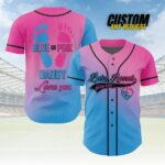 Personalized Baby Reveal Baseball Jersey,Blue or Pink Baseball Jersey,Gender Reveal Jersey,Team Boy Team Girl Jersey,Reveal Party Jersey - Image 5