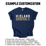 Custom Mascot Shirt, School Team TShirt, Personalized Sports Team Logo T-Shirt, School Spirit T Shirt, Vintage Distressed Retro Tee - Image 4