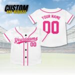 Custom Kids & Youth Name and Number Pinstripe Baseball Jersey Sports Team Personalized Jersey Size 6 Month to 10 Years Made in USA - Image 5
