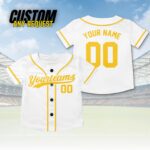 Custom Kids & Youth Name and Number Pinstripe Baseball Jersey Sports Team Personalized Jersey Size 6 Month to 10 Years Made in USA - Image 4