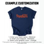 Custom School Mascot Shirt, Personalized Sports Team Shirt, School Spirit Tee, Custom Team T Shirt, High School T-Shirt, School Staff TShirt - Image 4