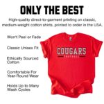 Custom Football Team Shirt, Personalized Football Mascot T Shirt, High School Football Tee,  Game Day Football Shirt, Custom Football Shirt - Image 7