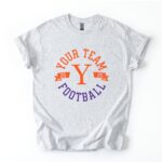 Custom Football Team Shirt, Personalized Football Mascot T Shirt, High School Football Tee,  Game Day Football Shirt, Custom Football Shirt