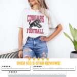 Personalized Football Mascot T Shirt, Custom Football Team Shirt, High School Football Tee,  Game Day Football Shirt, Custom Football Shirt - Image 6