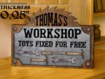 Custom Garage Sign: Personalized Wood Sign for Dad, Grandpa - Image 10