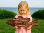 Personalized Fish Ruler for Fathers Day Gift From Kids, Fishing Gift for Dad, Funny Fish Ruler for Dad Gift for Grandpa, Fishing Buddy Gift - Image 3