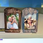 Personalized Father's Day Gift, Picture Frame for Dad Gift, Custom Photo Car Visor, Photo Clip for Car Gift For Dad, Drive Safe Visor Clip