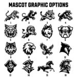 Personalized Football Mascot T Shirt, Custom Football Team Shirt, High School Football Tee,  Game Day Football Shirt, Custom Football Shirt - Image 4