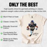 Custom Football Player Shirt, Personalized Photo Shirt, Game Day Football Name and Number TShirt, Senior Football Mom Gift, Football Dad Tee - Image 6