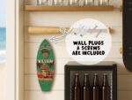 Personalized Surfboard Bottle Opener, Custom Beach Decor Wood Sign - Image 5