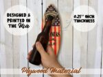 Personalized Surfboard Bottle Opener, Custom Beach Decor Wood Sign - Image 6