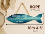 Personalized Fish Ruler for Fathers Day Gift From Kids, Fishing Gift for Dad, Funny Fish Ruler for Dad Gift for Grandpa, Fishing Buddy Gift - Image 8