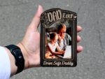 Personalized Father's Day Gift, Picture Frame for Dad Gift, Custom Photo Car Visor, Photo Clip for Car Gift For Dad, Drive Safe Visor Clip - Image 3
