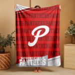 Custom Team Blanket, School Sport Team Logo Personalized Blanket, College Dorm Fleece, Personal Team Gift, Senior Night Graduation Gift - Image 2