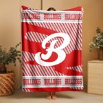 Custom Team Blanket, School Sport Team Logo Personalized Blanket, College Dorm Fleece, Personal Team Gift, Senior Night Graduation Gift - Image 2