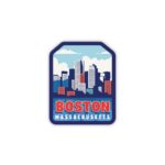 Boston Massachusetts Sticker | Waterproof Vinyl Travel Decal