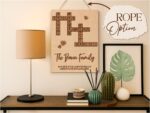 Personalized Family Name Puzzle Sign: Custom Wood Crossword, Grandparent Gift - Image 5