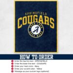 Custom Team Blanket, School Sport Team Logo Personalized Blanket With Name, College Dorm Fleece, Personal Team Gift, Senior Graduation Gift - Image 5