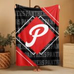 Custom Team Blanket, School Sport Team Logo Personalized Blanket, College Dorm Fleece, Personal Team Gift, Senior Night Graduation Gift (Copy)