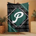 Custom Team Blanket, School Sport Team Logo Personalized Blanket, College Dorm Fleece, Personal Team Gift, Senior Night Graduation Gift (Copy) - Image 3