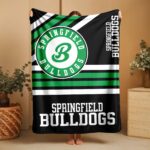 Custom Team Blanket, School Sport Team Logo Personalized Blanket, College Dorm Fleece, Personal Team Gift, Senior Night Graduation Gift - Image 2