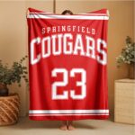 Custom Team Blanket, School Sport Team Logo Personalized Blanket, College Dorm Fleece, Personal Team Gift, Senior Night Graduation Gift - Image 2