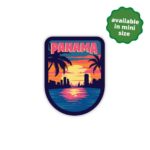 Panama Travel Sticker: Waterproof Vinyl Decal for Laptop, Mug, Luggage