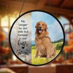 Personalized Pet Sympathy Gift, Custom Dog Memorial Suncatcher, Pet Memorial Gift, Dog Remembrance Gift, Dog Memorial Photo