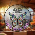 Memorial Suncatcher, Sympathy Gift, Loss Of Dad, Sympathy Gift, Memorial Suncatcher, Father in Heaven, Memorial Gift Personalized