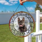 Dog Memorial Suncatcher, Custom Dog Photo Suncatcher, Personalized Dog Memorial Suncatcher, Dog Memorial Gift, Puppy Loss Gift - Image 4