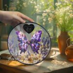 Custom Memorial Gift for Dad in Heaven, Butterfly Suncatcher for Loved Ones, Loss Of Dad Sympathy Gift, Memorial Suncatcher, Loss Father Day - Image 3