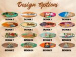 Custom Surf Gift for Surf Lover Gift, Surf Sign Gift for Surfers, Surf Board Keychain Gift, Surfing Gift Surf Board Magnet Surf Board Decor - Image 2