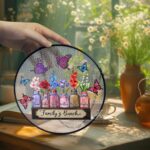 Custom Family Name Suncatcher Ornament, Personalized Family Members Suncatcher, Window Hanging Decor, Gift Idea for Family, Friend, College - Image 2