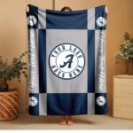 Custom Team Blanket, School Sport Team Logo Personalized Blanket, College Dorm Fleece, Personal Team Gift, Senior Night Graduation Gift - Image 4