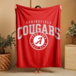 Custom Team Blanket, School Sport Team Logo Personalized Blanket With Name, College Dorm Fleece, Personal Team Gift, Senior Graduation Gift - Image 2