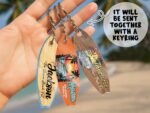 Custom Surf Gift for Surf Lover Gift, Surf Sign Gift for Surfers, Surf Board Keychain Gift, Surfing Gift Surf Board Magnet Surf Board Decor - Image 8