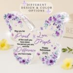 Personalized Acrylic Butterfly Gift: Retirement, Teacher Appreciation