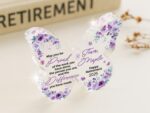Personalized Acrylic Butterfly Gift: Retirement, Teacher Appreciation - Image 5